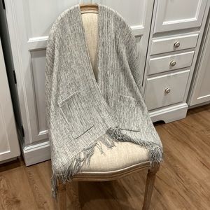 Warm, snuggly, new shawl/wrap.